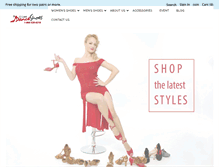 Tablet Screenshot of ilovedanceshoes.com